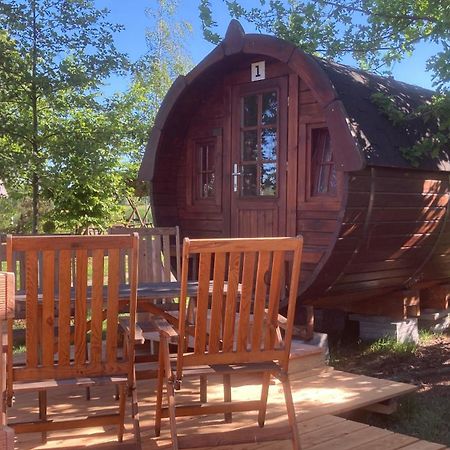 Campingfass Mit Panoramaterrasse Langenbernsdorf Eksteriør bilde