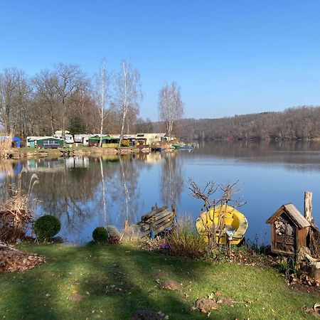 Campingfass Mit Panoramaterrasse Langenbernsdorf Eksteriør bilde
