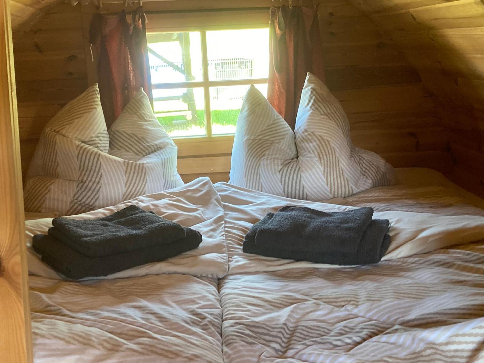 Campingfass Mit Panoramaterrasse Langenbernsdorf Eksteriør bilde