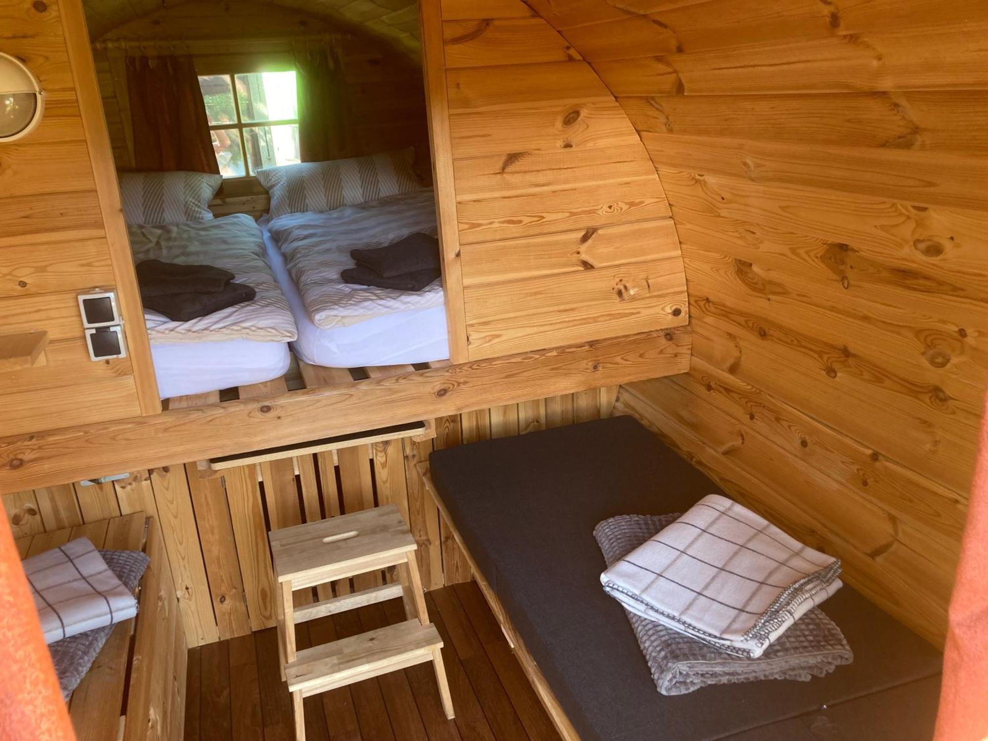 Campingfass Mit Panoramaterrasse Langenbernsdorf Eksteriør bilde