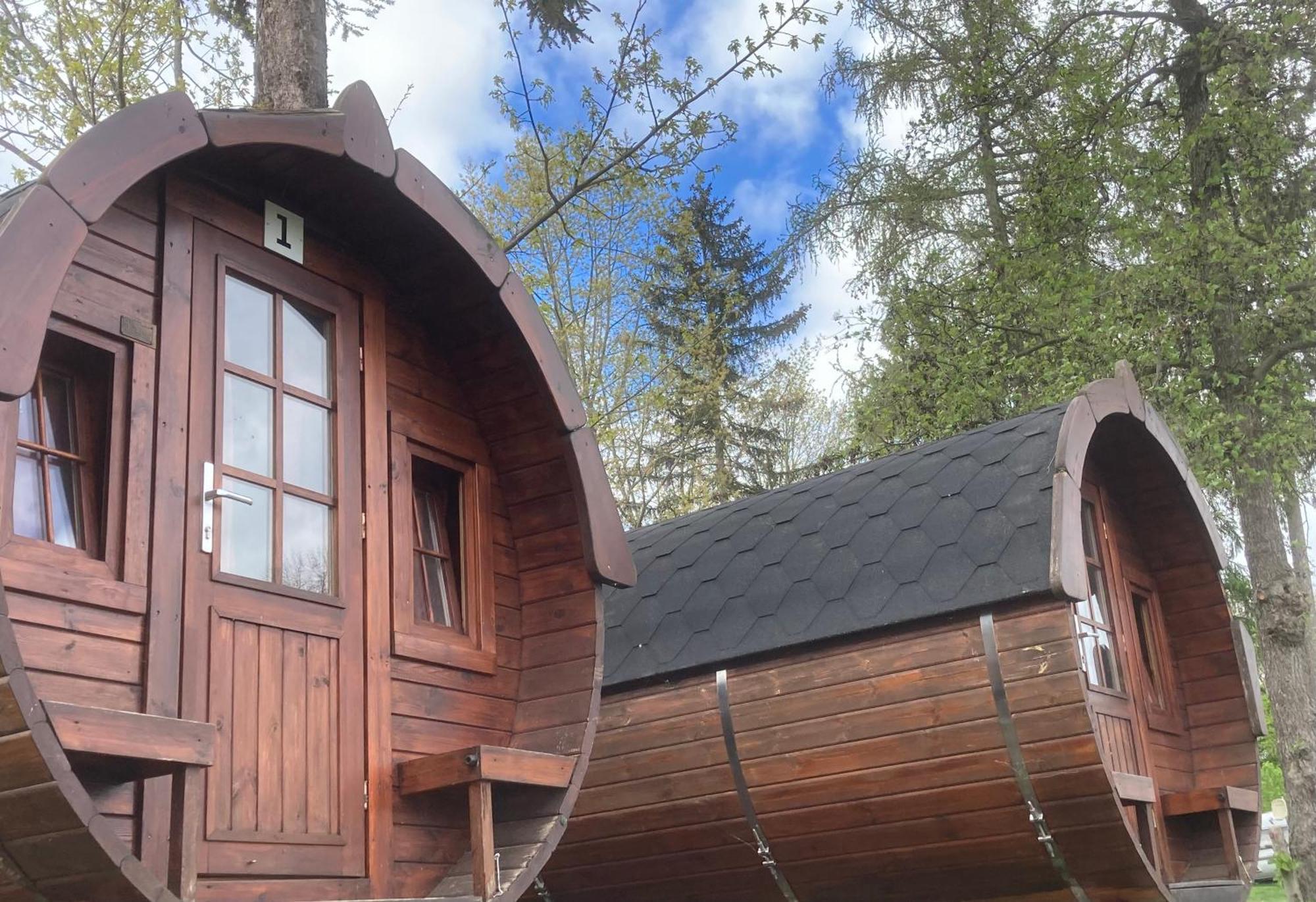 Campingfass Mit Panoramaterrasse Langenbernsdorf Eksteriør bilde