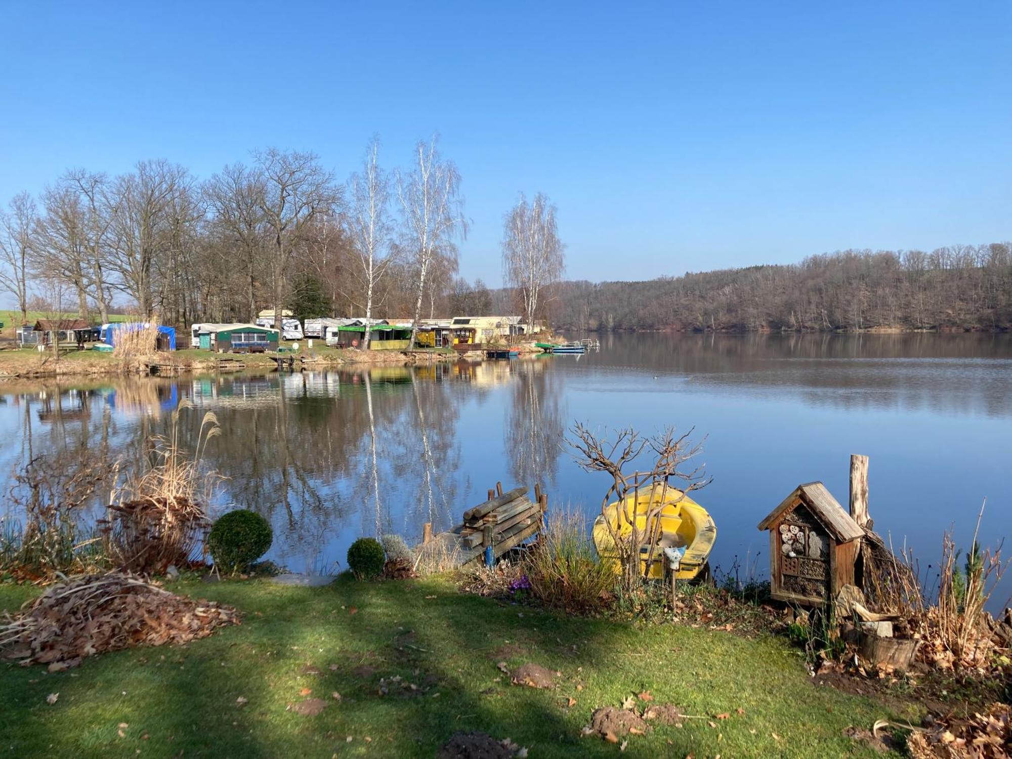 Campingfass Mit Panoramaterrasse Langenbernsdorf Eksteriør bilde